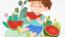 娱乐吃瓜的头像男生动漫,揭秘吃瓜少年与二次元美食的奇幻之旅